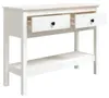 vidaXL Konsolentisch Weiß 100x35x75 cm Massivholz Kiefer Produktbild-Vorschau 4