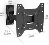 Hama TV-Wandhalterung schwenkbar, neigbar, 122 cm (48) bis Produktbild-Vorschau 7