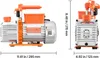 SucceBuy dvojstupňová výveva, 5 CFM 142 l/min, 375 W, Náhľad obrázku produktu 8