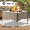 CASARIA® Polyrattan Beistelltisch 58x 58x 42 cm Produktbild-Vorschau 2