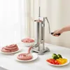 3L plnička klobásy Ruční plnička klobásy z nerezové oceli Náhled obrázku produktu 6