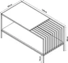 Stolik kawowy 'Pärghos' Stolik do salonu 120 x 60 x 45 cm Podgląd zdjęcia produktu 4