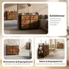 Commode HOKEEPER, commodes à 6 tiroirs en tissu, meuble de Voir les images du produit 7