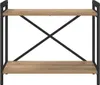 vidaXL Knihovna Artisan z dubového dřeva 60 x 30 x 50 cm Náhled obrázku produktu 3