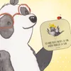 Mr. & Mrs. Panda Untersetzer für Gläser Rabe Sombrero - Produktbild-Vorschau 2