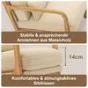 BEALIFE Fotele Fotel z poduszką | 82x65x75 cm | Wygodna Podgląd zdjęcia produktu 6