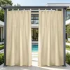 2er Set Vorhang Outdoor Wasserdicht Blickdicht Schlaufen Produktbild-Vorschau 6