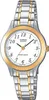 Casio Damen Uhr LTP-1263PG-7BEG Edelstahlband Bicolor Produktbild-Vorschau 1