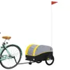 vidaXL Fahrradanhänger Schwarz und Gelb 30 kg Eisen Produktbild-Vorschau 3