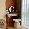 Hocker für Wohnzimmer, Schminkhocker, Einzelstuhl, Produktbild-Vorschau 6