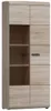 Wohnwand LINK Eiche Sonoma – 2x Vitrine + TV-Lowboard + Produktbild-Vorschau 2