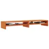vidaXL Monitorständer Wachsbraun 100x24x13 cm Massivholz Produktbild-Vorschau 3
