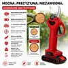AJIEQAQ Akumulatorowy sekator ogrodowy 21V, silnik Podgląd zdjęcia produktu 3