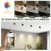 ZMH Spot à monter LED noir - spot de plafond 5W rond spot à Voir les images du produit 7