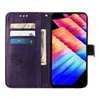 Lederhülle für Tecno Spark 10C Schmetterling Prägung Flip Produktbild-Vorschau 4