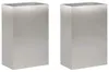 vidaXL Garten-Pflanzgefäß 2 stk. Silber 50 x 40 x 75 cm Produktbild-Vorschau 1