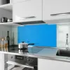 Küchenrückwand Spritzschutz Glas mit Motiv Hellblauer Produktbild-Vorschau 2