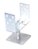 A metal post support bracket on a white background. Náhľad obrázku produktu