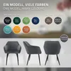 ML-Design sada 6 jídelních židlí s područkami a opěradly, Náhled obrázku produktu 7