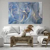 Bild auf Leinwand - Leinwandbild - 3 Teile - Gold Blau Produktbild-Vorschau 6