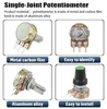 10 Werte Potentiometer Mono Linear B1K B2K B5K B10K B20K Produktbild-Vorschau 5