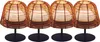 Set Mit 4 Kabellosen Led Tischlampen BOHEME h16cm Produktbild-Vorschau 1