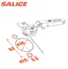SALICE Silentia+ Cerniera Logica C7Q6AE9 - montaggio rapido Anteprima dell’immagine prodotto 5