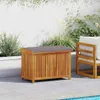 vidaXL Coffre à coussins d'extérieur 90x50x60,5 cm bois Voir les images du produit 3