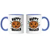Happy Halloween Tasse Blau Kürbis Kürbiskopf Impfung Produktbild-Vorschau 3