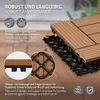 ECD Germany Płytki tarasowe WPC, 30x30 cm, 44-częściowy Podgląd zdjęcia produktu 3