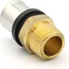 Pipetec Pressfitting Übergang Kupplung 20x2 mm 1/2 Zoll AG Produktbild-Vorschau 3
