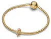 PANDORA MOMENTS prívesok Tulipán, zlatá farba 764555C01 Náhľad obrázku produktu 6