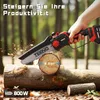 TEENO 2-in-1-Gartenwerkzeug-Set: Mini-Kettensäge mit Akku 6 Produktbild-Vorschau 6