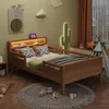 Flieks Kinderbett Holzbett 90x200cm mit Rausfallschutz, Produktbild-Vorschau 1