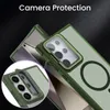 A close-up marketing image of a phone case, highlighting its camera protection feature. Produktbild-Vorschau