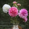 2474U Kunstblumenstrauß weiß pink, Künstliches Produktbild-Vorschau 4