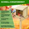 TTL Garden Vogelfutterhaus Bus Stop aus Holz 20x19x16cm – Produktbild-Vorschau 7