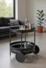 HAKU Servierwagen schwarz - Metall, B/H/T: 42x62x42 cm Produktbild-Vorschau 5