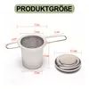 Teesieb für Losen Tee,Edelstahl Teefilter für Tasse Produktbild-Vorschau 2