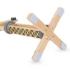 Baustellen-Set mit drehbarem Kran und Holzfahrzeugen – Produktbild-Vorschau 10