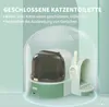PawHut Katzentoilette, Katzenhaus, Katzenklo inklusive Produktbild-Vorschau 6