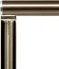 A close-up view of a metal toilet paper holder with a reserve roll holder. Podgląd zdjęcia produktu