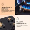 KlarsteinGoldflame 3, plynová varná deska, 3 hořáky Náhled obrázku produktu 5