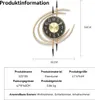 Wanduhr, Leichte Luxus-Wanduhr, 54*41*4, Stumme Produktbild-Vorschau 2