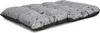 A dog bed with a bone and paw print pattern. Voir les images du produit
