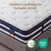 VASAGLE Polsterbett mit LED und 7-Zonen Produktbild-Vorschau 7