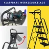 Profi-Trittleiter klappbar mit  | mit Handbügel und Produktbild-Vorschau 5