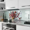 Küchenrückwand Spritzschutz Glas mit Motiv Früchte Eiscreme Produktbild-Vorschau 2