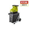 A Ryobi electric shredder with a collection bin, shown against a white background. Anteprima dell’immagine prodotto