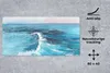 MuchoWow® Schreibtischunterlage Meer - Golf - Aquarell Produktbild-Vorschau 2